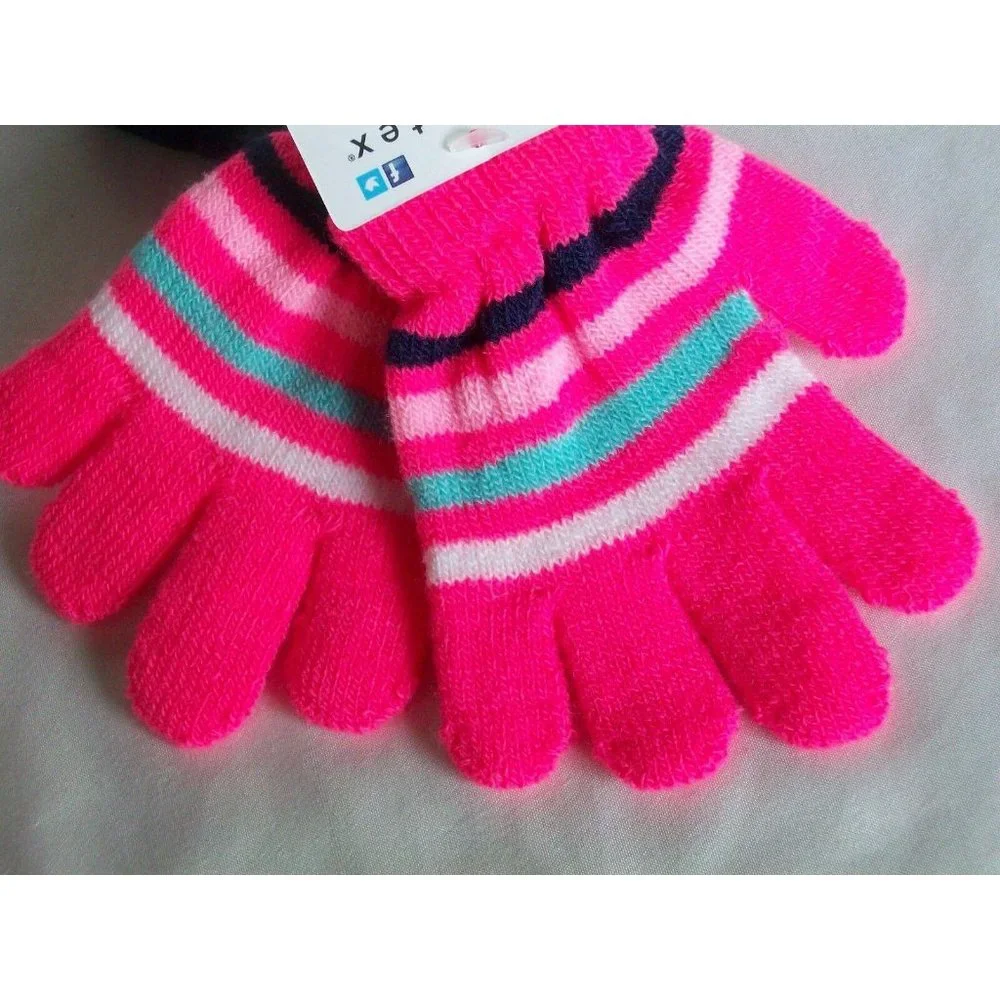 Healthtex Hot Pink Navy Blue Stripe Toddler Set 2